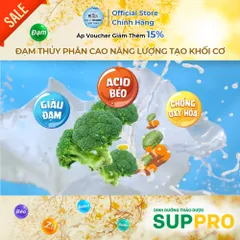 [Xuất Kèm VAT] Suppro Cerna Soup Cao Năng Lượng (12 Gói x 30g) Dinh Dưỡng Chỉ Số Thấp, Bồi Bổ Cơ Thể
