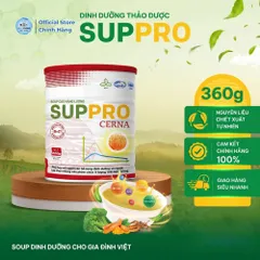 [Xuất Kèm VAT] Suppro Cerna Soup Cao Năng Lượng (12 Gói x 30g) Dinh Dưỡng Chỉ Số Thấp, Bồi Bổ Cơ Thể