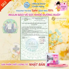 [Xuất Kèm VAT] Thực Phẩm Bảo Vệ Sức Khỏe Intestines Beauty Queen - Hộp 30 Gói Men Lợi Khuẩn INULIN Nichiei Bussan
