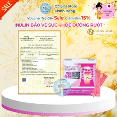 [Xuất Kèm VAT] Thực Phẩm Bảo Vệ Sức Khỏe Intestines Beauty Queen - Hộp 30 Gói Men Lợi Khuẩn INULIN Nichiei Bussan