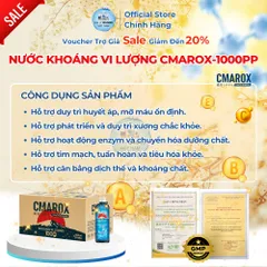 [Xuất Kèm VAT] KHOÁNG VI LƯỢNG 1000 PPM CMAROX– BỔ SUNG HƠN 36 KHOÁNG CHẤT THIẾT YẾU