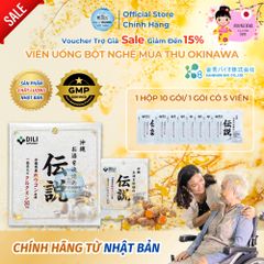 [Xuất Kèm VAT] Viên Uống Bột Nghệ Mùa Thu DILI Okinawa Osake Wo Kaiteki No Densetu Hộp 50 Viên Nhập Khẩu Nhật Bản