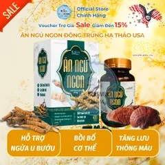 [Xuất Kèm VAT] Hộp 30 Viên Uống Koras Ăn Ngủ Ngon Đông Trùng Hạ Thảo Bồi Bổ Sức Khỏe Kingpharma USA - Chính Hãng