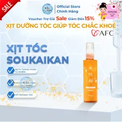Xịt Dưỡng Tóc Soukaikan Hair Tonic 120ml - Hỗ Trợ Mọc Tóc, Tóc Khoẻ Mềm Mượt Chính Hãng Nhật Bản