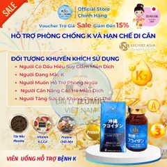 [Tem Phụ + VAT] Fucoidan Xanh Okinawa Hộp 180 Viên Uống Tảo Biển Hỗ Trợ U Bướu Kanehide - Chính Hãng Nhật Bản