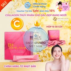 [Xuất Kèm VAT] Thực Phẩm Bảo Vệ Sức Khỏe BH Collagen Rich Thủy Phân - Hộp 30 Gói Hàm Lượng Collagen Cao 2500mg Nhật Bản