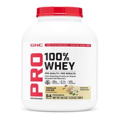 GNC Pro Performance 100% Whey - Cung cấp protein giúp duy trì khối lượng cơ bắp trong quá trình giảm cân, sản xuất Mỹ