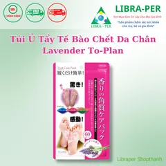 Túi Ủ Tẩy Tế Bào Chết Da Chân Lavender To-Plan – Hương Oải Hương Thư Giãn, Da Chân Mịn Màng Chuẩn Nhật Bản
