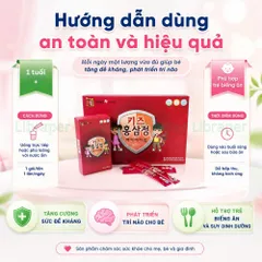Nước Hồng Sâm Baby Sanga Hàn Quốc Cho Trẻ Biếng Ăn Tăng Đề Kháng Phát Triển Trí Não An Toàn Cho Bé