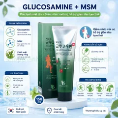 Dầu Lạnh Xoa Bóp Glucosamine Hàn Quốc tuýp 150ml màu xanh