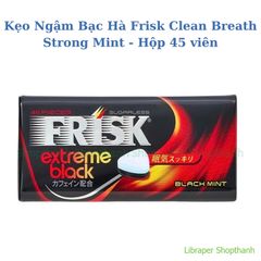 Kẹo Ngậm Frisk Clean Breath Bạc Hà Nhật Bản | Không Đường – Thơm Miệng Lâu, Tự Tin Giao Tiếp