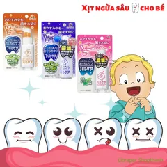 Xịt Chống Sâu Răng Hamikea 25g Nhật Bản | Dành Cho Bé Từ 18 Tháng – Ngừa Sâu Răng, Thơm Miệng Tự Nhiên