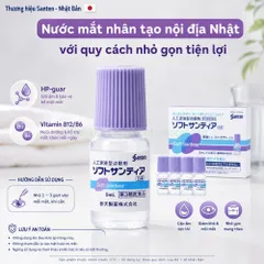 Nước nhỏ mắt nhân tạo Soft Santear 5ml × 4