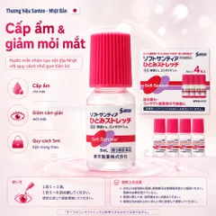 Nước nhỏ mắt nhân tạo Soft Santear 5ml × 4