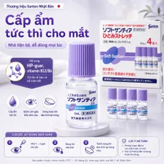 Nước nhỏ mắt nhân tạo Soft Santear 5ml × 4