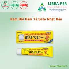 Kem Bôi Hăm Tã Sato Polybaby 30g Nhật Bản | Dịu Nhẹ, An Toàn Cho Da Bé, Giúp Giảm Đỏ Rát & Khô Thoáng