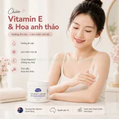 Redwin Vitamin E Cream 330g - kem dưỡng ẩm mềm mịn cho mặt và body chứa tinh dầu hoa Anh Thảo Úc