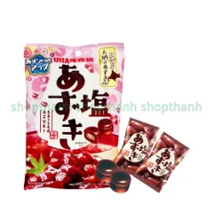 Kẹo Đậu Đỏ Muối UHA Mikakuto 109g – Kẹo Cứng Hương Vị Nhật Bản Tươi Mới Cân Bằng Ngọt Mặn