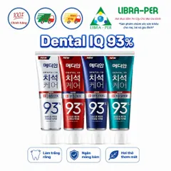 Kem đánh răng Median Dental IQ 93% 120g - làm trắng ngăn mảng bám bảo vệ nướu hơi thở thơm mát