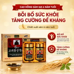 Cao Hồng Sâm 365 Hàn Quốc  6 Năm Tuổi - 240gr Tăng Cường Sức Khỏe Hỗ Trợ Nâng Cao Đề Kháng
