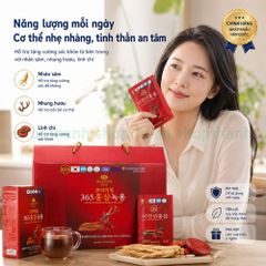 Nước hồng sâm linh chi nhung hươu 365 premium  bồi bổ sức khỏe chính hãng Hàn Quốc quà biếu người già