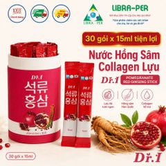 Nước Hồng Sâm Collagen Lựu Dr.I 30 gói x 15ml Hàn Quốc - Bổ Sung Collagen Hỗ Trợ Giữ Gìn Sắc Đẹp
