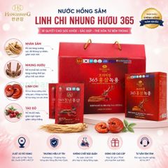 Nước hồng sâm linh chi nhung hươu 365 premium  bồi bổ sức khỏe chính hãng Hàn Quốc quà biếu người già