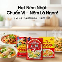 Hạt Nêm Ajinomoto Nội Địa Nhật – Ngọt Thanh, Nhẹ Vị, An Toàn, Phù Hợp Với Mọi Bữa Ăn Gia Đình