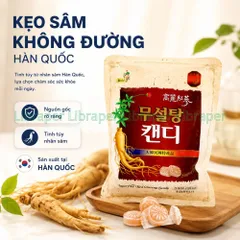 Kẹo Sâm Không Đường Hàn Quốc 500g Hỗ Trợ Giảm Mệt Mỏi Căng Thẳng Dành Cho Nhân Viên Văn Phòng