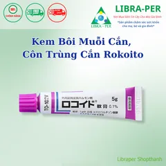 Kem Bôi Muỗi, Côn Trùng Cắn Rokoito Locoid 0.1% Nhật Bản | Dịu Nhẹ Cho Bé Từ 1 Tháng Tuổi