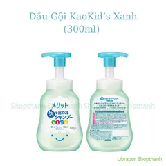 Dầu Gội & Dầu Xả Tạo Bọt Kao Kids Nhật Bản | Không Cay Mắt, Dịu Nhẹ, Bé Dễ Tự Gội – Hàng Nội Địa Nhật
