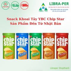 Snack Khoai Tây YBC Chip Star Nhật Bản – Giòn Ngon Tự Nhiên, Ít Dầu, Nhiều Vị Lựa Chọn, Bé Ăn Ngon