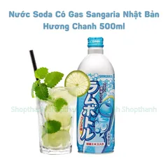 Nước soda Sangaria Nhật Bản 500ml - Chính hãng, Vị Trái Cây Tự Nhiên, Giải Khát Sảng Khoái