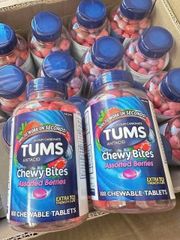 💊 Tums Chewy Bites Kẹo Nhai Giảm Đầy Hơi Ợ Nóng Chính Hãng (108 Viên)
