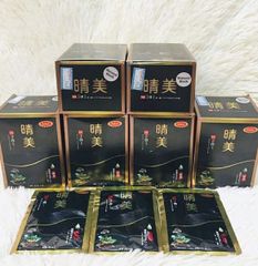 🌿 Dầu gội phủ bạc Komi Nhật Bản chính hãng, đen tóc tự nhiên, hộp 10 gói x 25ml - Nâu Đen