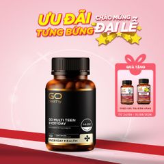 Viên Uống Vitamin Tổng Hợp GO Multi Teen Everyday 60 Viên - Hỗ Trợ Sức Khỏe Cho Thanh Thiếu Niên, Tăng Cường Tập Trung