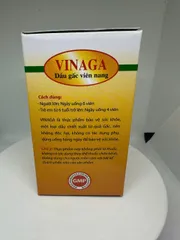 Dầu gấc viên nang VINAGA giúp tăng cường chống oxy hóa, tăng cường sức đề kháng (100 viên)