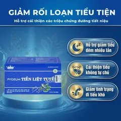 Viên uống hỗ trợ cho người phì đại tiền liệt tuyến Pygeum Tiền Liệt Tuyến Kingphar (4 vỉ x 10 viên)