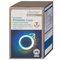 Viên uống hỗ trợ tăng cường chức năng tuyến tiền liệt Vitatree Premium Prostate Care (Hộp 60 viên)