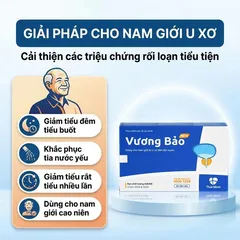 Viên Uống Vương Bảo 20 Viên – Hỗ Trợ Sức Khỏe Tuyến Tiền Liệt, Hỗ Trợ Người Phì Đại Lành Tính Tuyến Tiền Liệt