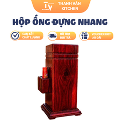 Hộp Ống Đựng Nhang Màu Nâu Đỏ Sang Trọng Cao Cấp (TV1654)