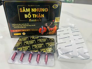 Sâm Nhung Bổ Thận Roxtech 30 Viên Hỗ Trợ Bổ Thận Mạnh Gân Cốt