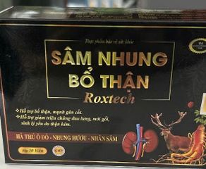Sâm Nhung Bổ Thận Roxtech 30 Viên Hỗ Trợ Bổ Thận Mạnh Gân Cốt