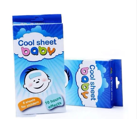 Dán hạ sốt Cool sheet baby làm mát đến 10h, hộp 6 miếng