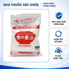 [Nhập khẩu chính hãng] Mì Chính Ajinomoto Nhật Bản 1kg - Gia Vị Tăng Cảm Giác Thèm Ăn, Không Chất Bảo Quản, Hỗ Trợ Tiêu Hóa, Sản Phẩm An Toàn Chất Lượng Cao