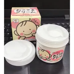 Kem Dưỡng Ẩm Cho Bé Okosama Nhật Bản Hỗ Trợ Giảm Khô Da, Nứt Nẻ Dịu Nhẹ