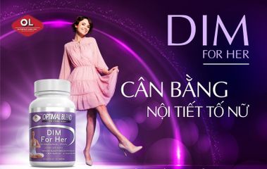 (Hàng công ty) Viên Uống Hỗ Trợ Cân Bằng Nội Tiết Tố Nữ Olympian Labs Dim For Her
