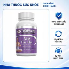 (Hàng công ty) Viên Uống Hỗ Trợ Cân Bằng Nội Tiết Tố Nữ Olympian Labs Dim For Her