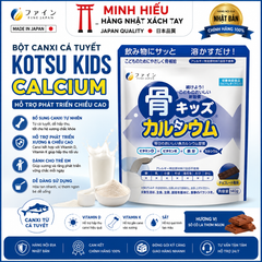 Bột Canxi Cá Tuyết Kotsu Kids Nội Địa Nhật Bản – Hỗ Trợ Xương Răng Chắc Khỏe, Đồng Hành Cùng Quá Trình Tăng Chiều Cao