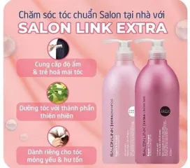 COMB0 Gội Xả Chuẩn Salon Cao Cấp Link Extra Nội Địa Nhật Bản 1000ml - Chăm Sóc Tóc Hư Tổn, Giúp Tóc Suôn Mượt